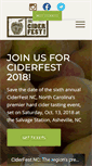 Mobile Screenshot of ciderfestnc.com